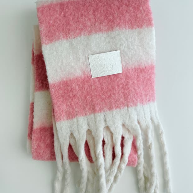 SILN stripe long muffler 실른 목도리