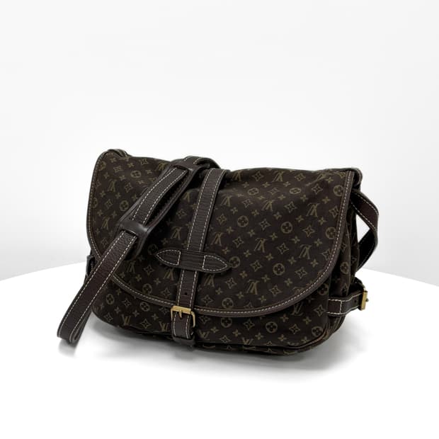 루이비통 소뮈르 미니린 모노그램 캔버스 크로스백