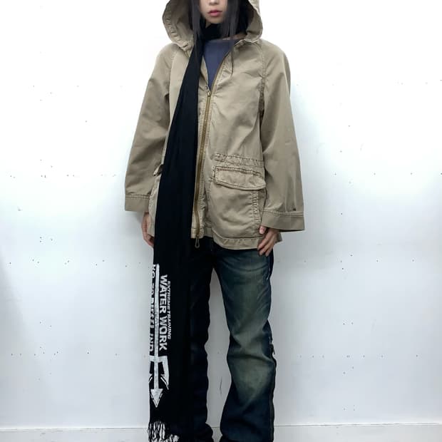 타미힐피거 밀리터리 후드 자켓