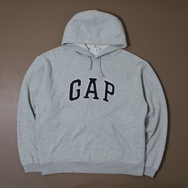 GAP 갭 그레이 기모 후드티