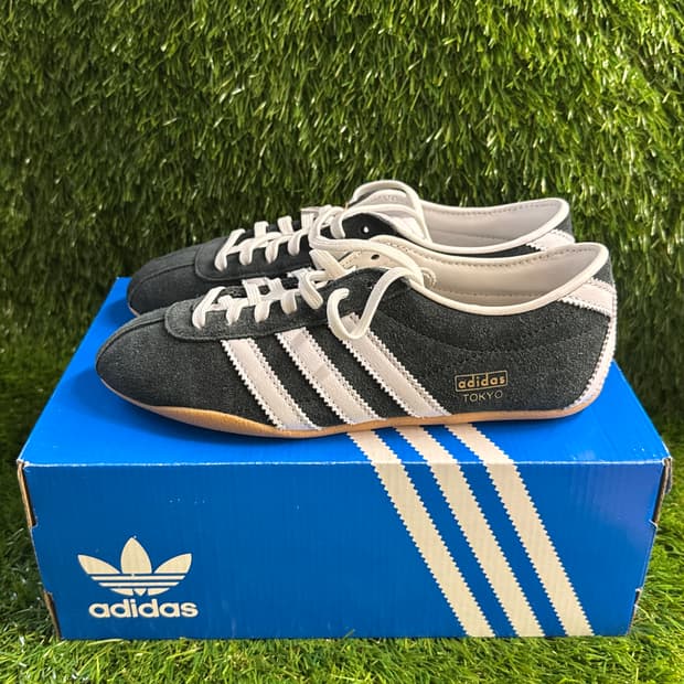 (W) 아디다스 도쿄 코어 블랙 클라우드 화이트