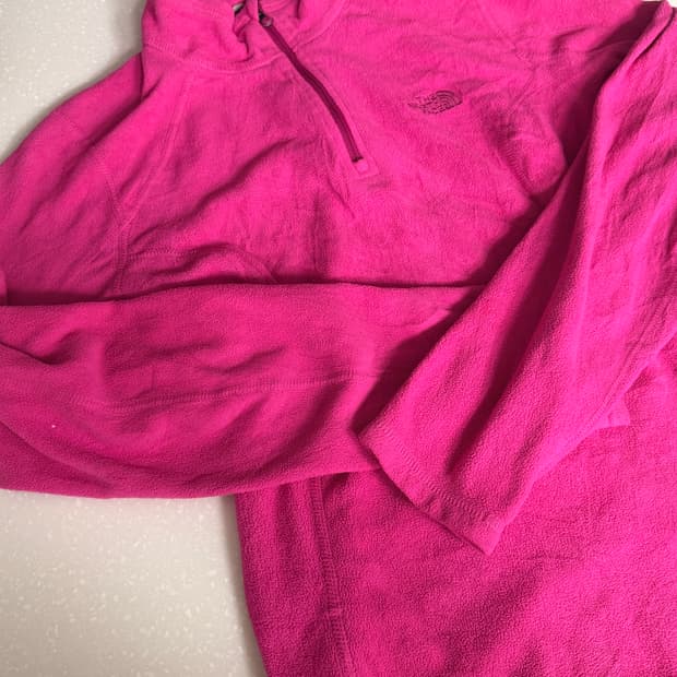 노스페이스 반집업 후리스