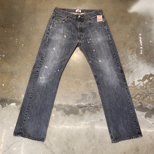 Levi's 오리지널 리바이스 501 워싱 데님