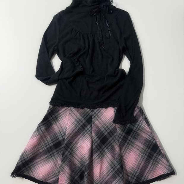 셔링 레이스 타이 폴라넥 티