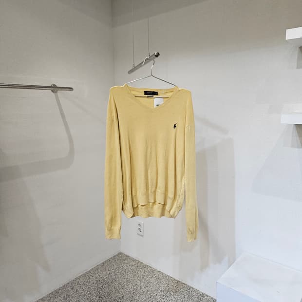 폴로랄프로렌 브이넥 니트