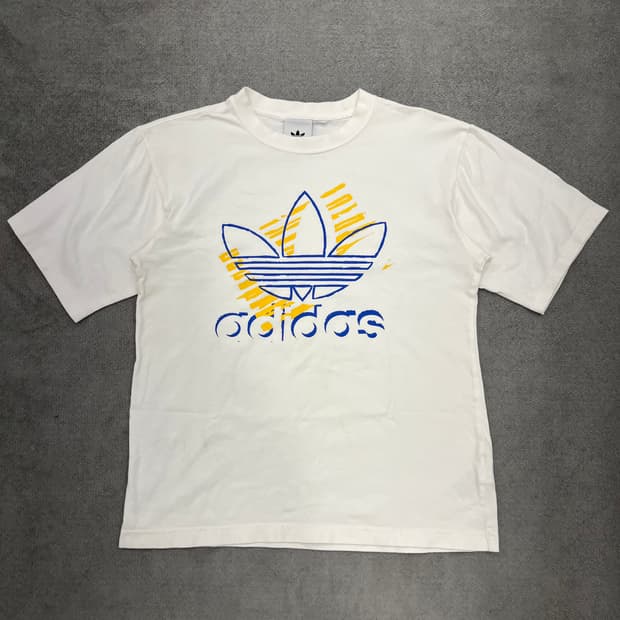 M 아디다스 트레포일 반팔 티셔츠