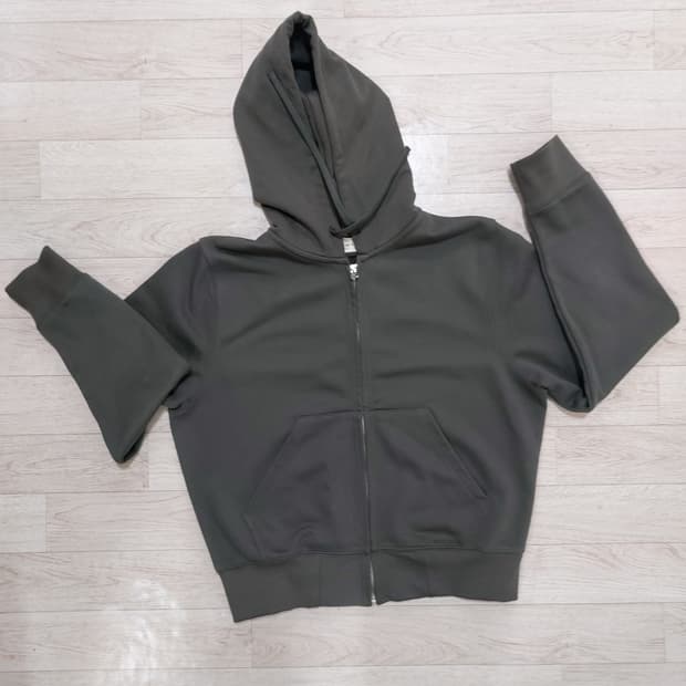 ZARA ORIGINS 헤비웨이트 후드 집업 S