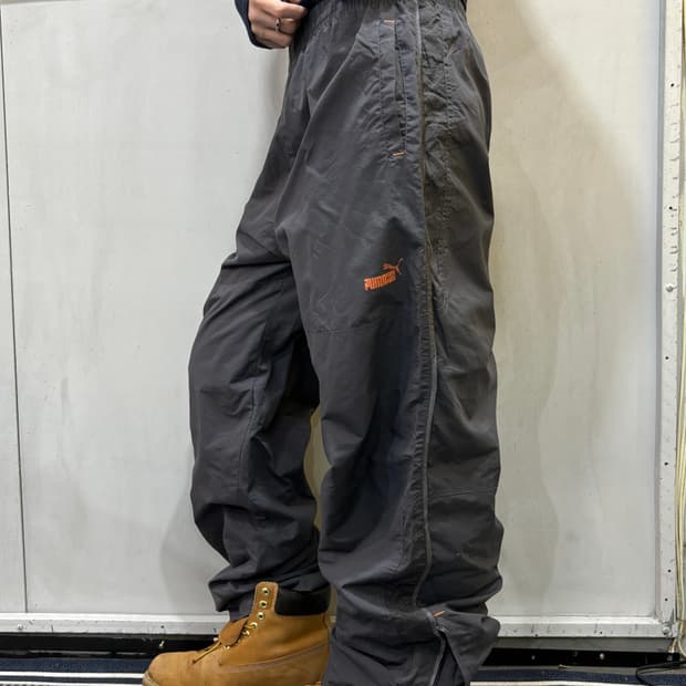  90s PUMA 그레이 트랙 팬츠