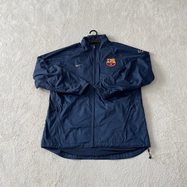 110 나이키 바르셀로나 네이비 바람막이 레인자켓 XXL