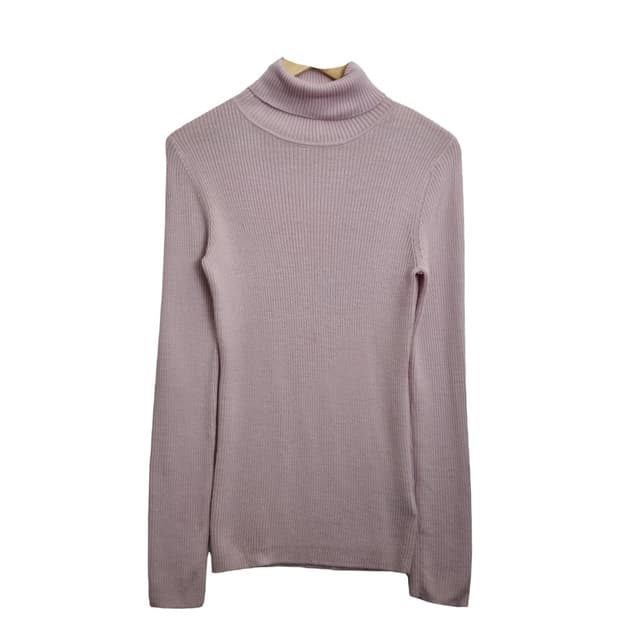 유니클로 라이트 핑크 니트 울 100%