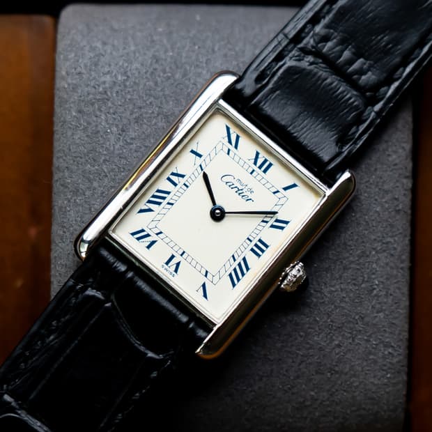 까르띠에 머스트 탱크 lm 쿼츠 빈티지 시계