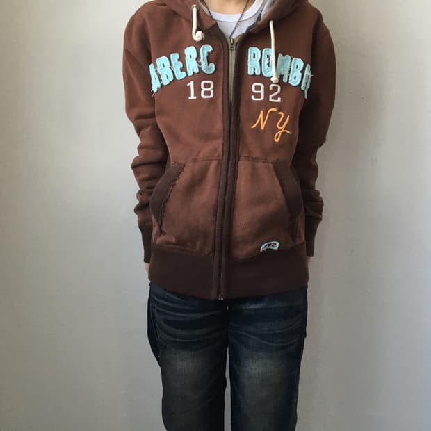 Abercrombie fitch hood zip up