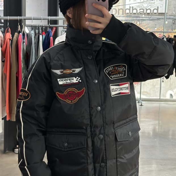 벤슨 Motorcycles 패딩 점퍼