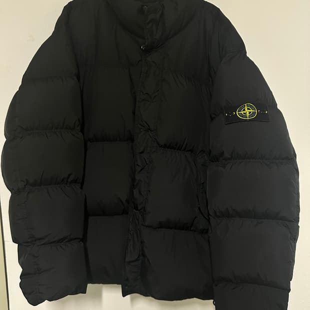 스톤아일랜드 크링클랩스 패딩 24fw XXL