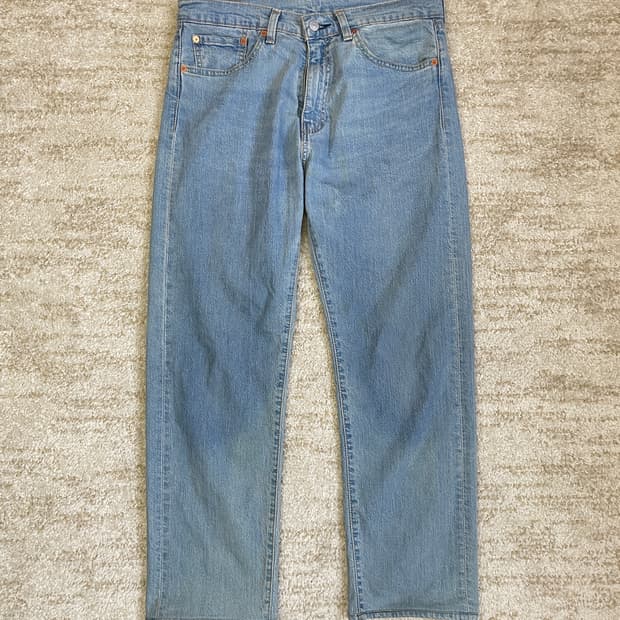 [32] levis 505 리바이스 505 연청 프리미엄 청바지 데님 진