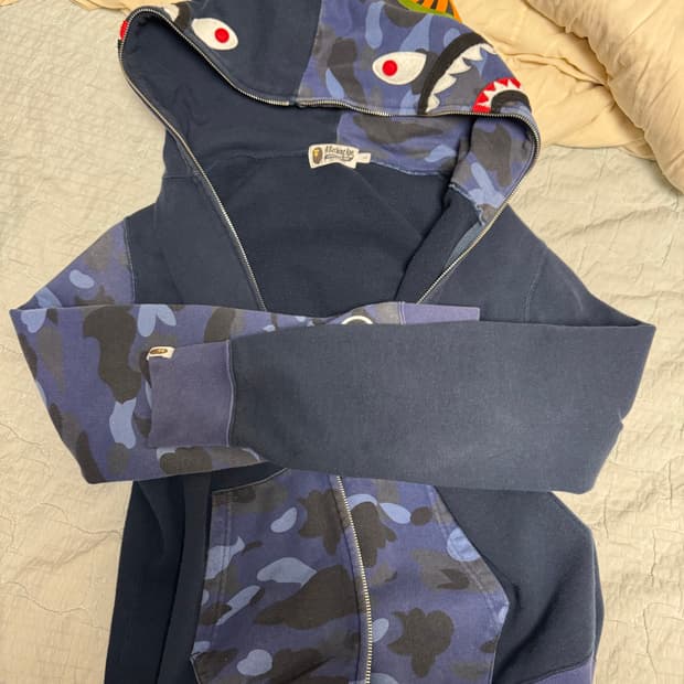 베이프 청계 반카모 후드집업 L