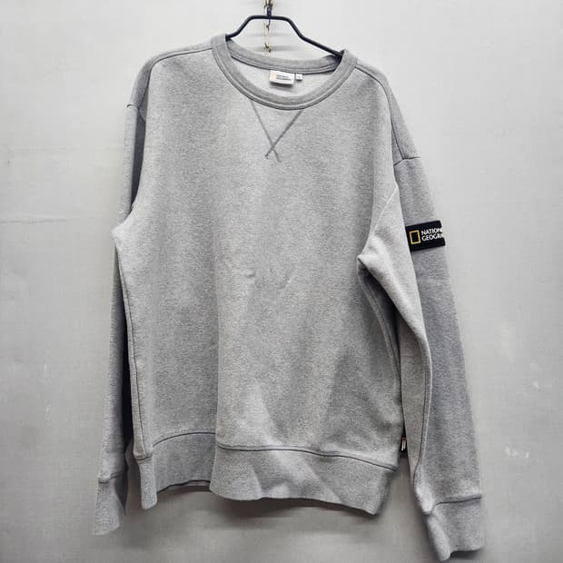 내셔널지오그래픽 로고와펜 스웻 맨투맨 L(XL)