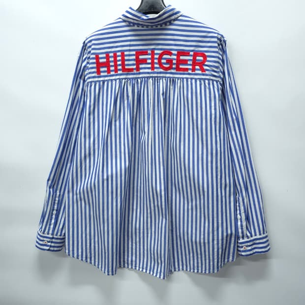 타미힐피거 백로고 스트라이프 셔츠 ( 66~77 )