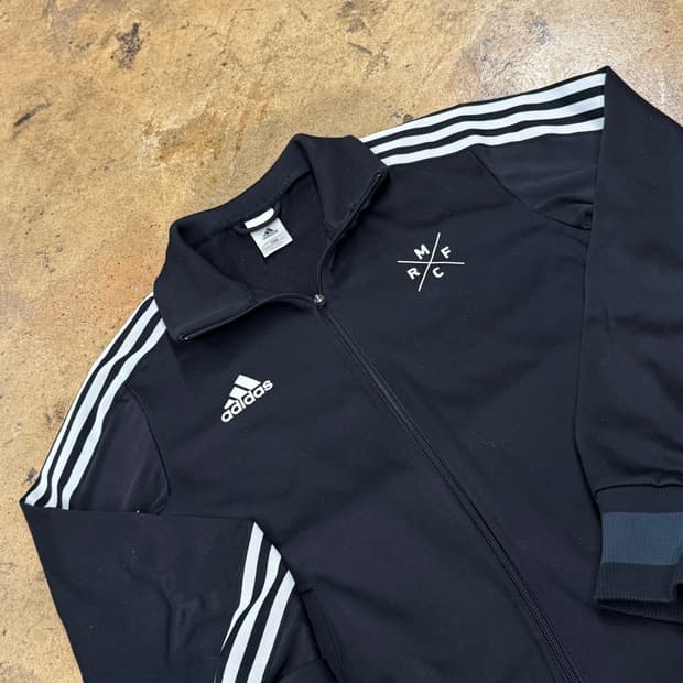 아디다스 레알 마드리드 블랙 져지 트랙탑 100