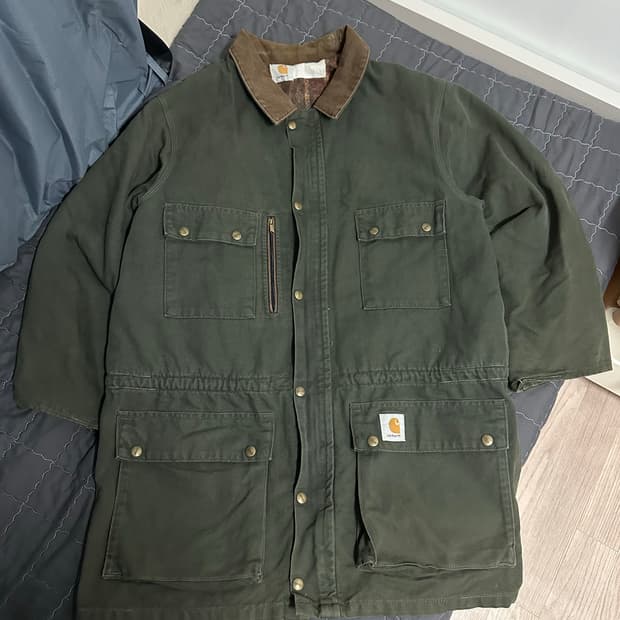 칼하트 워크 재킷 모스그린 L