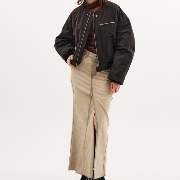 세터 여성 패디드 봄버자켓_S