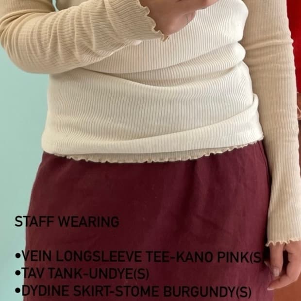 베이스레인지 tab tank top 아이보리 S