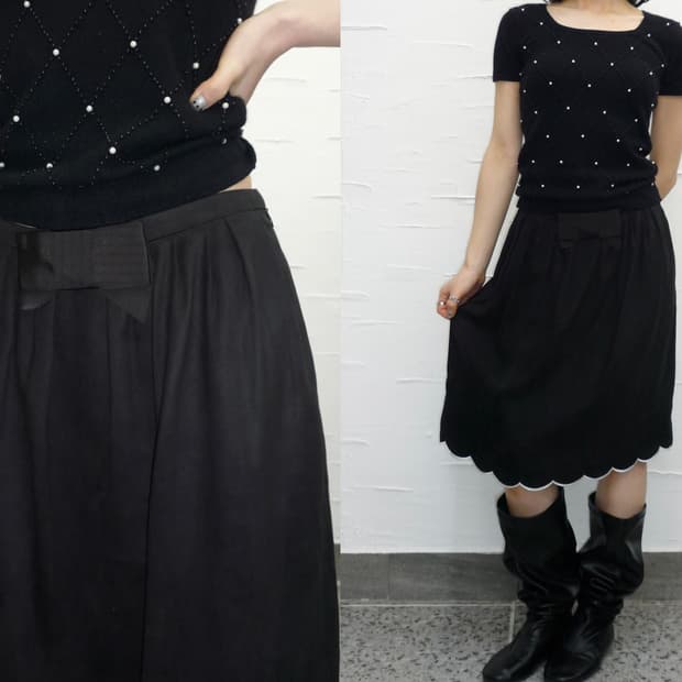 sweet scallop skirt