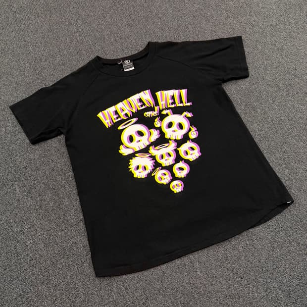 S) 오렌지 렌지 20주년 빈티지 프린팅 반팔 티셔츠