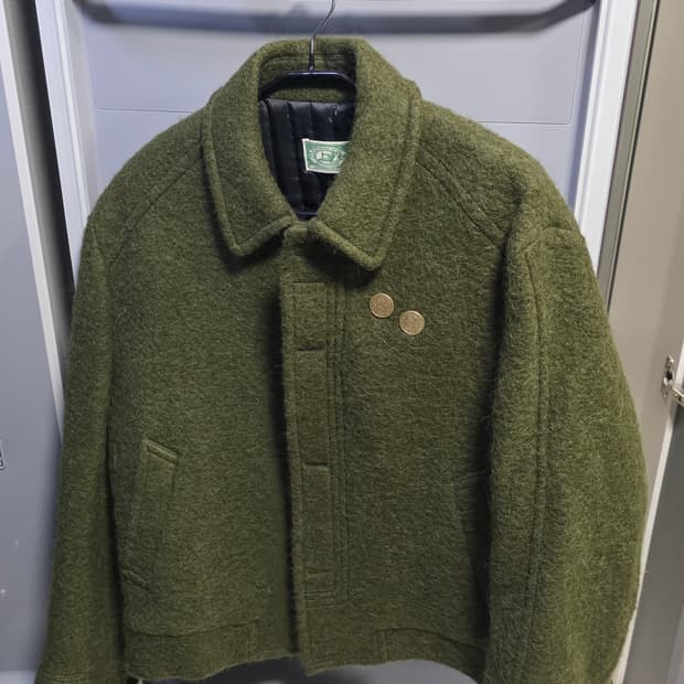 STU 밴딩자켓 그린 L사이즈