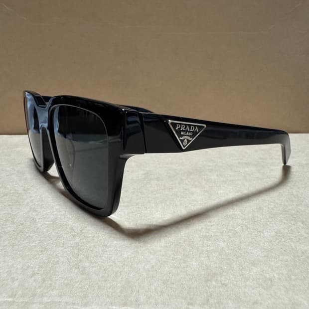 PRADA rim square eyeglasses