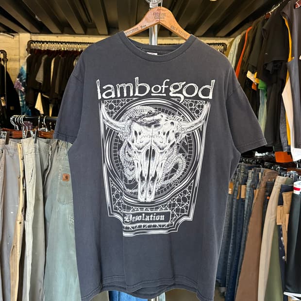 램 오브 갓 Lamb of God 메탈 락밴드 프린팅 티셔츠
