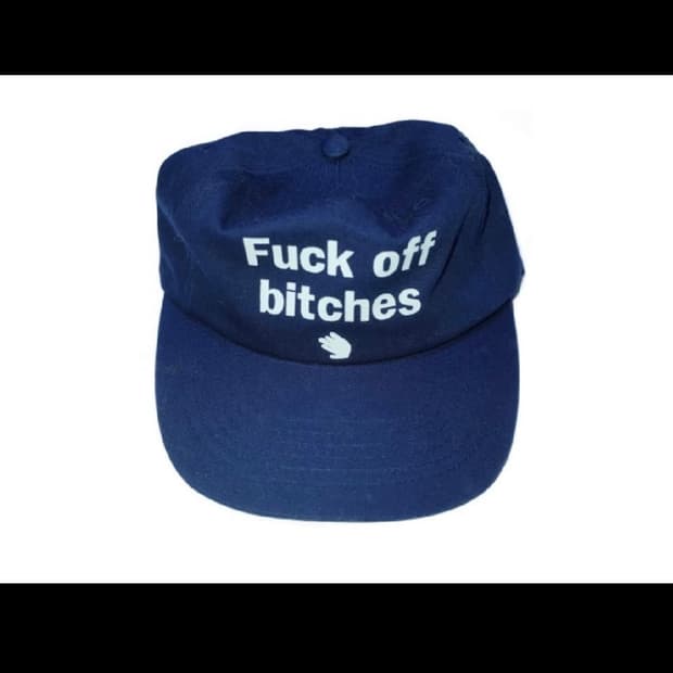 하키스틱찹 fuck off bitches 모자