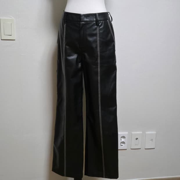마뗑킴 2021 레더 팬츠 