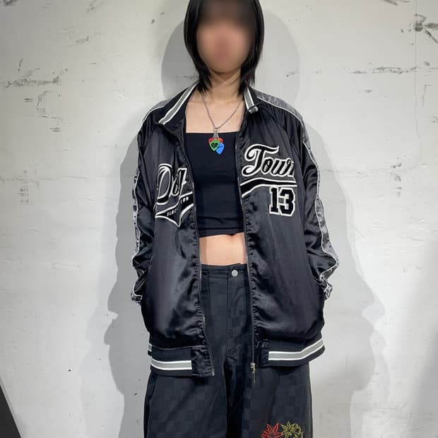 도그타운 블랙 드래곤 올드스쿨 스케이트 빅로고 바시티 자켓 트랙자켓 XL