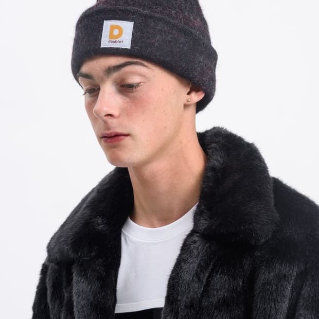 더블렛 19AW 좀비 마스크 모헤어 비니