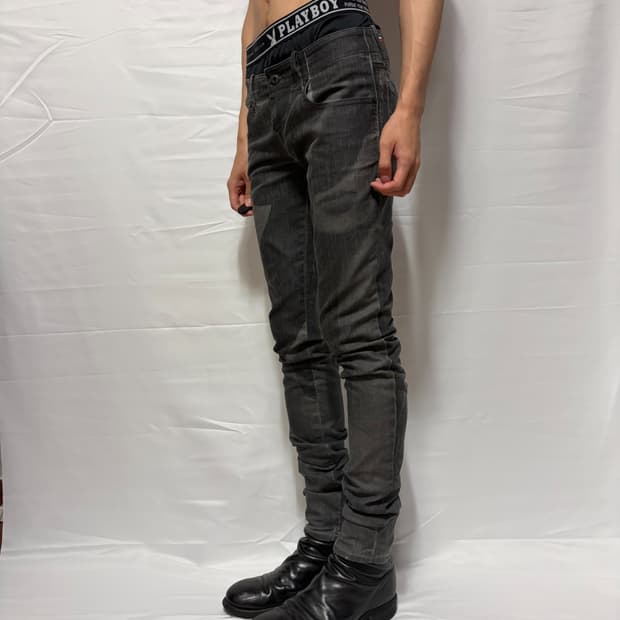 Diesel Portrait Graphic Washed Jeans