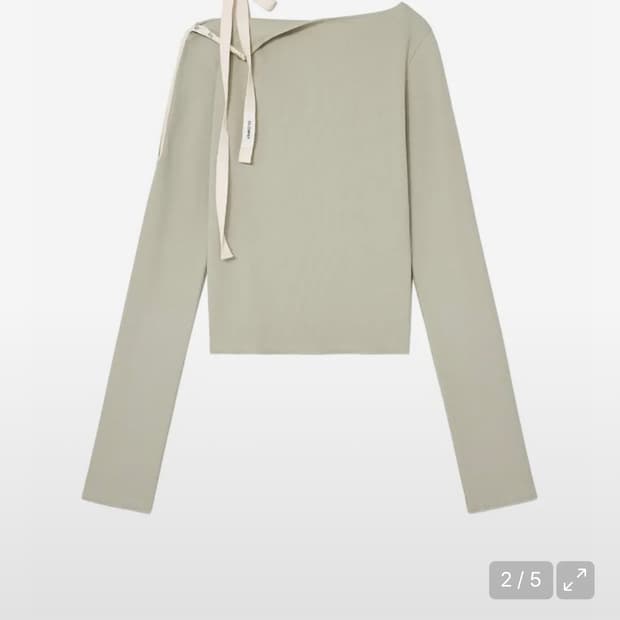 글로니 루이사 롱슬리브 마차 그린 LOUISA LONG SLEEVE 