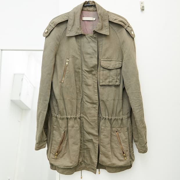 Cotton Linen Military Jacket