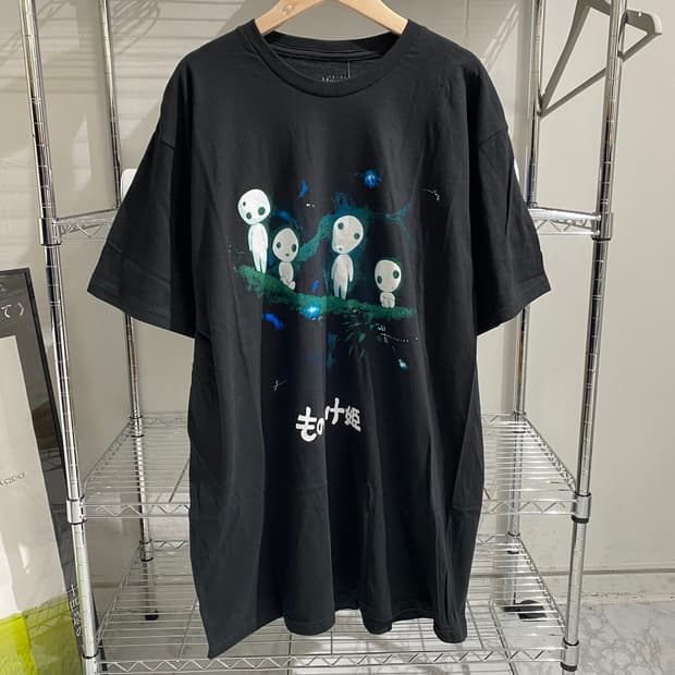 지브리 모노노케 코다마 오피셜 애니메이션 티셔츠