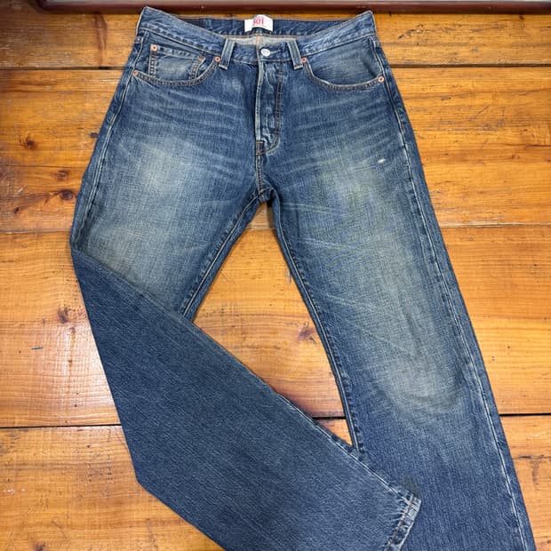 리바이스 501 연청 허리 32