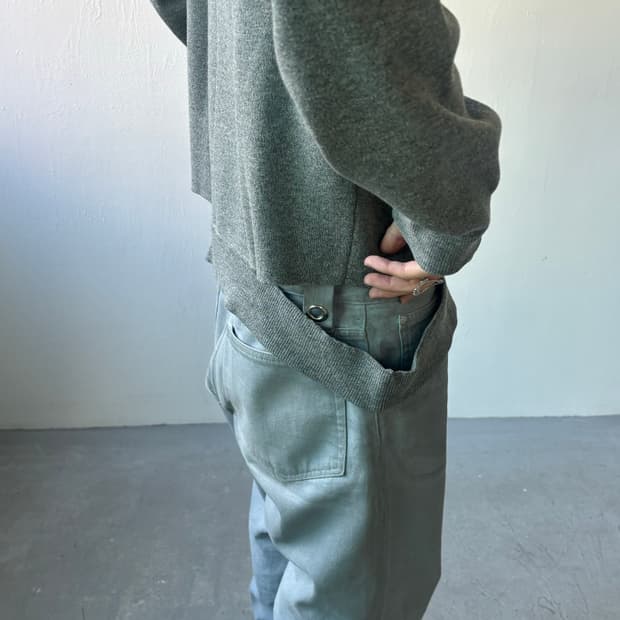 지방시 컷오프 스웨터