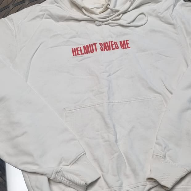 HELMUT LANG "HELMUT SAVED ME" 후디 M사이즈