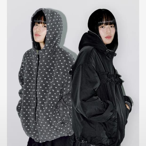 새상품) 오피쉬 리버시블 패딩