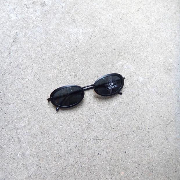 GAI MATTIOLO beads sunglass / black