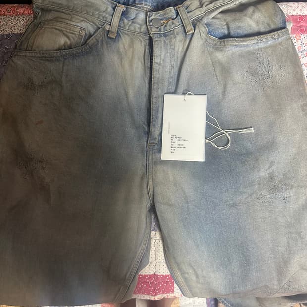 ancelim 안셀름 데님 팬츠 #03 AGING01 인디고 1사이즈