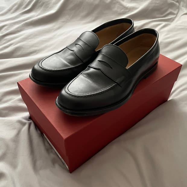 [275] grds 그라더스 로퍼 01 블랙 카프레더