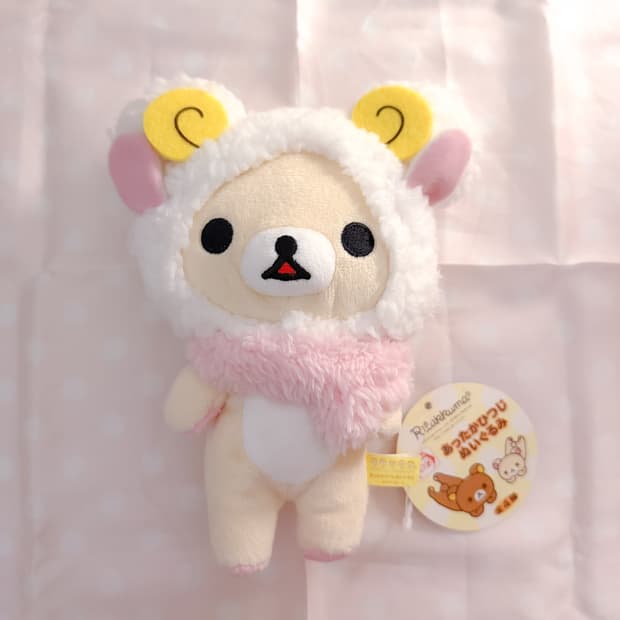 2014 고전 산엑스 양 코리락쿠마 인형 리락쿠마