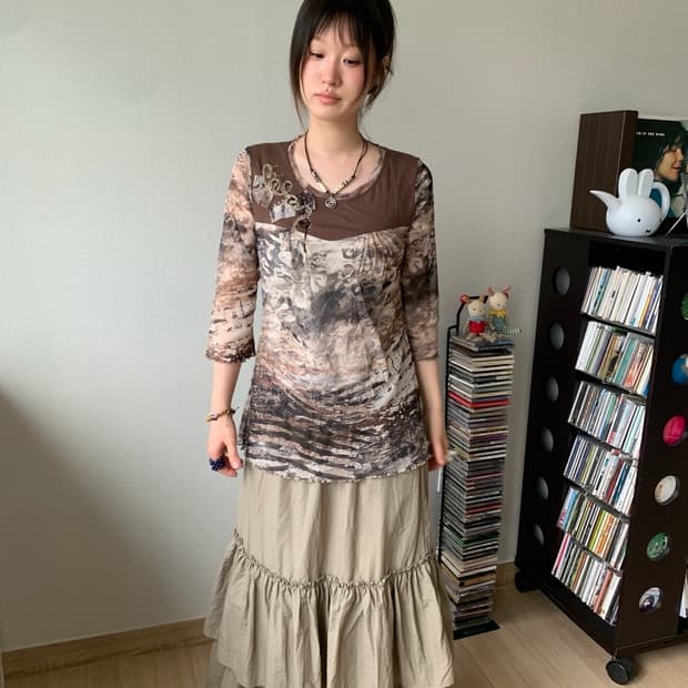 ethnic lace top