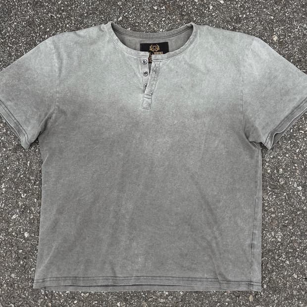 Millitary Henley Neck Half Sleeve