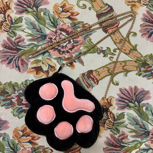 고양이 발바닥 크로스백 